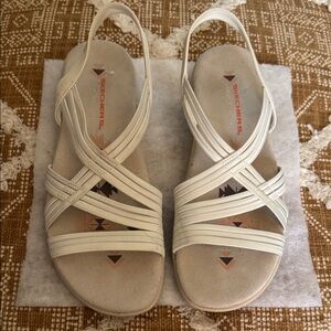 Skechers Women's White Sandals